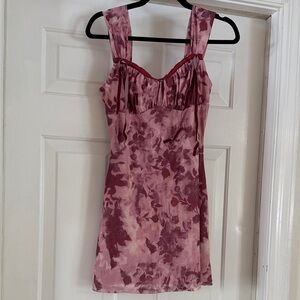 Cider Pink Floral Dress